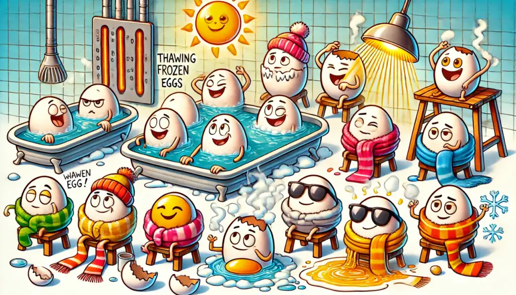 Thawing Frozen Eggs