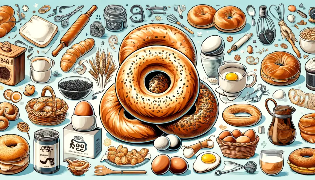 Eggs bagels