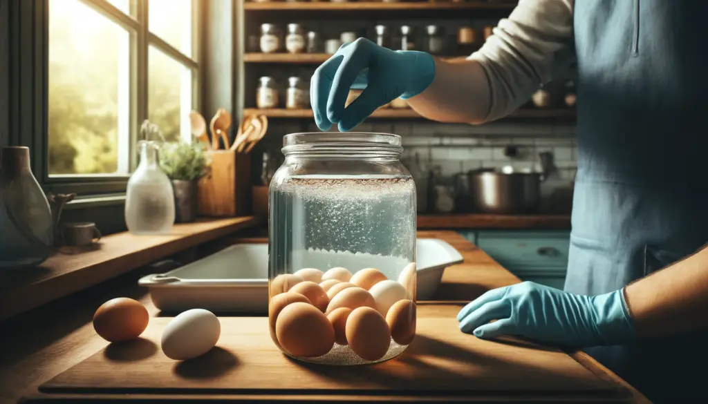 eggs water glass method