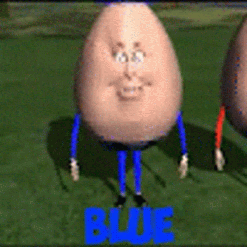 blue eggs